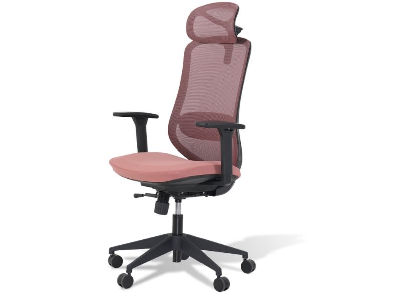 Fotel ergonomiczny łososiowy Sugi