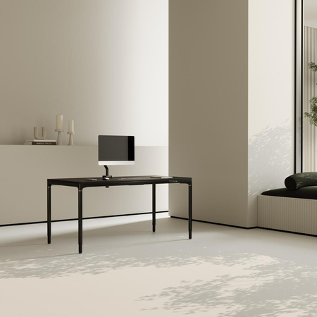 Stół elektryczny czarny JUKAN, 160x80 cm
