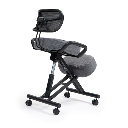 Klękosiad tkanina ciemny szary SUGURI