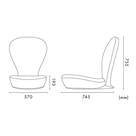 Siedzisko ergonomiczne STRETCH CHAIR MAXI brown