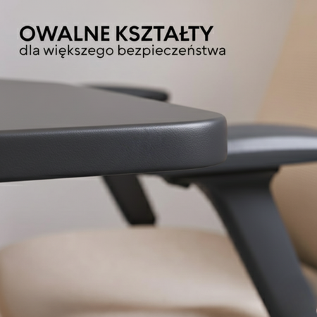 Biurko elektryczne szary/beżowy HIRA, 140x70 cm