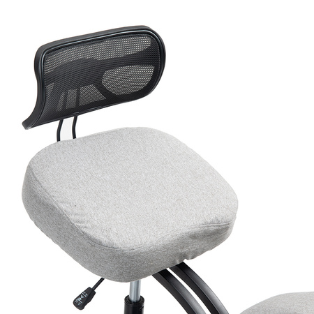 Klękosiad tkanina jasny szary HOZERU