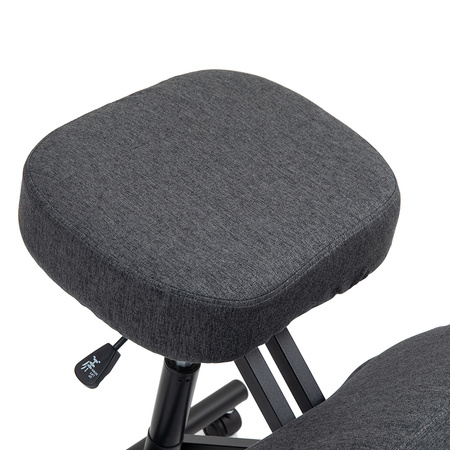 Klękosiad tkanina czarny HIRAGI