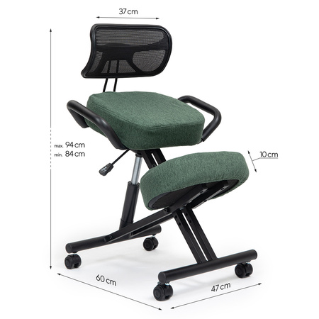 Klękosiad tkanina butelkowa zieleń SUGURI