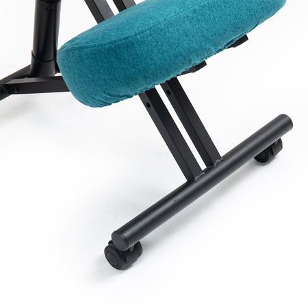 Klękosiad tkanina ciemny turkusowy HIRAGI