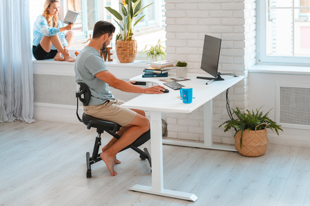 Klękosiad tkanina jasny szary SUGURI