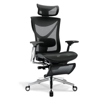 Fotel biurowy ergonomiczny czarny SAKURA OUTLET