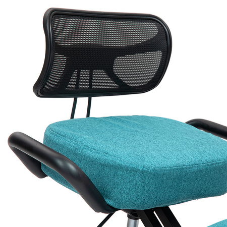 Klękosiad tkanina ciemny turkusowy SUGURI