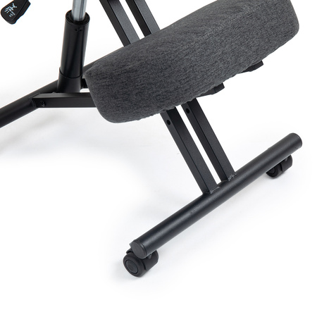 Klękosiad tkanina czarny HIRAGI