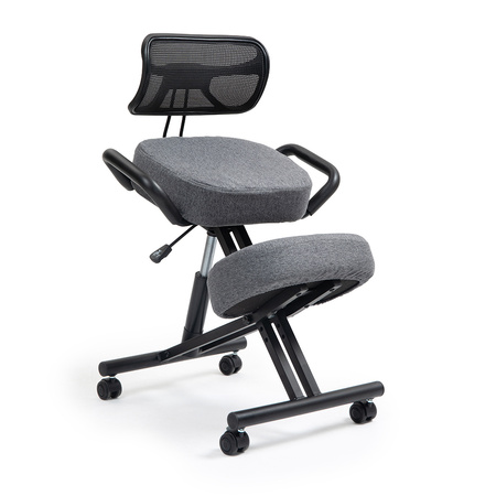 Klękosiad tkanina ciemny szary SUGURI