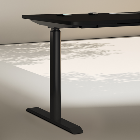 Biurko elektryczne czarny HIRA, 120x60 cm