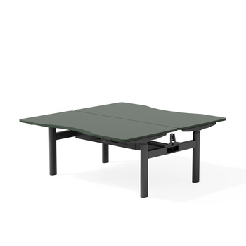 Biurko bench oliwkowy/szary SHIRAKAMI, 140x70 cm