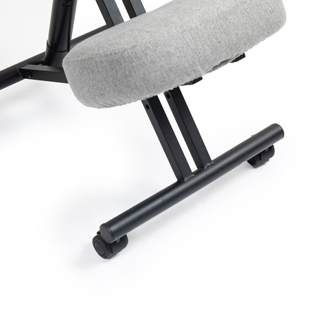 Klękosiad tkanina jasny szary HIRAGI