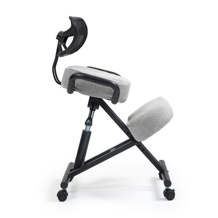 Klękosiad tkanina jasny szary SUGURI