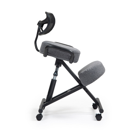 Klękosiad tkanina ciemny szary SUGURI