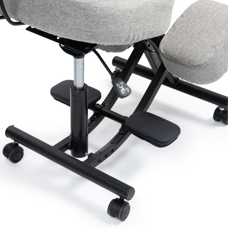 Klękosiad tkanina jasny szary HOZERU