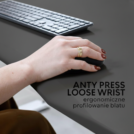 Biurko elektryczne szary/czarny HIRA, 160x80 cm