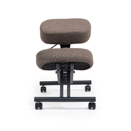 Klękosiad tkanina tkanina brąz HIRAGI