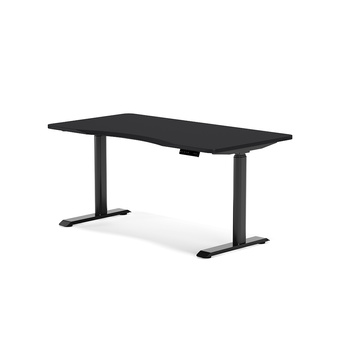 Biurko elektryczne czarny HIRA, 160x80 cm