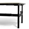 Biurko bench beżowy/czarny SHIRAKAMI, 120x60 cm