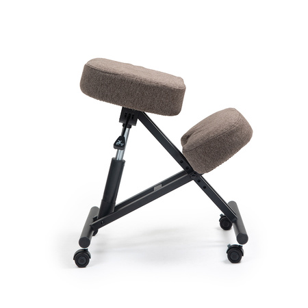 Klękosiad tkanina tkanina brąz HIRAGI