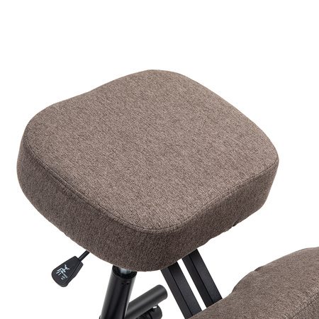 Klękosiad tkanina tkanina brąz HIRAGI