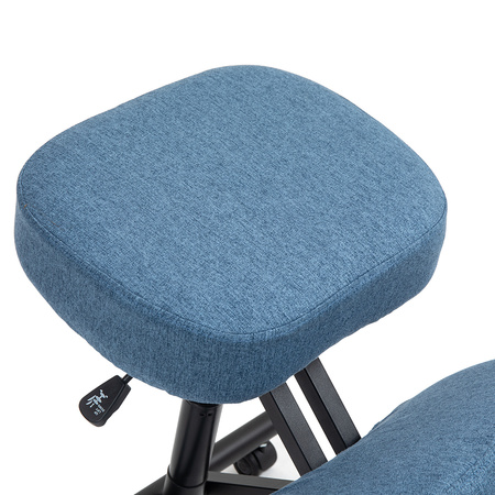 Klękosiad tkanina ciemny niebieski HIRAGI