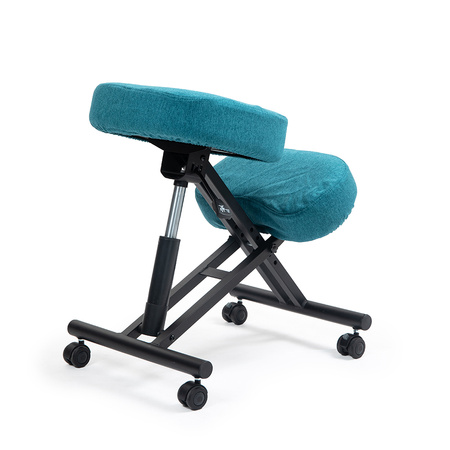 Klękosiad tkanina ciemny turkusowy HIRAGI