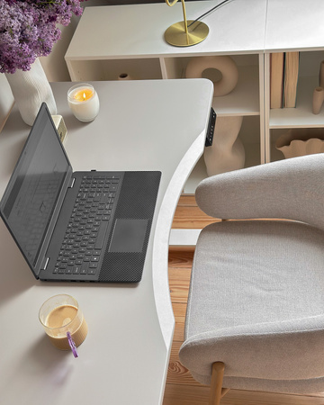 Biurko elektryczne oliwkowy/beżowy HIRA, 120x60 cm