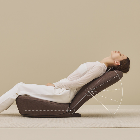 Siedzisko ergonomiczne STRETCH CHAIR MAXI brown