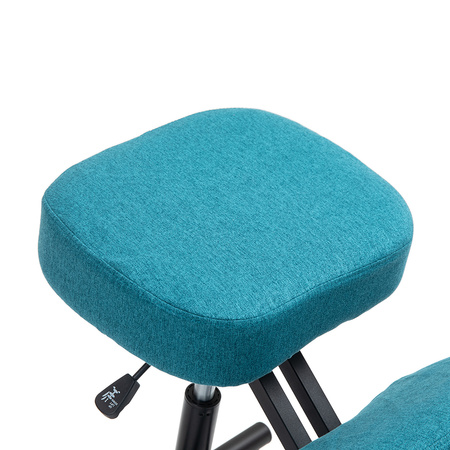 Klękosiad tkanina ciemny turkusowy HIRAGI