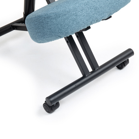 Klękosiad tkanina niebieski HIRAGI