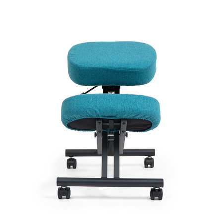 Klękosiad tkanina ciemny turkusowy HIRAGI