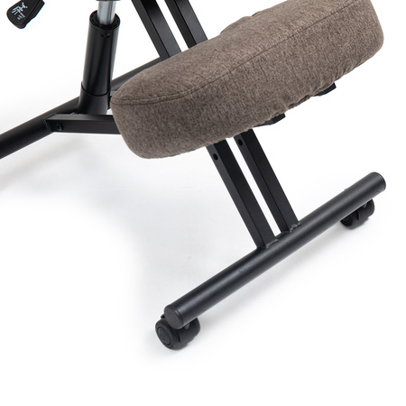 Klękosiad tkanina tkanina brąz HIRAGI