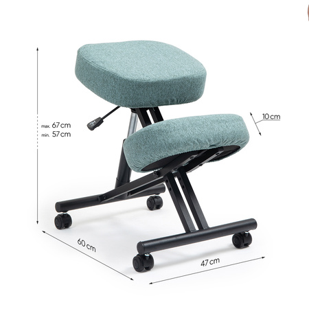 Klękosiad tkanina szałwiowy HIRAGI