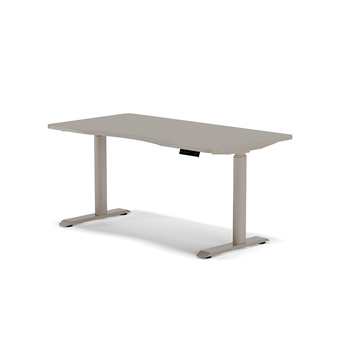 Biurko elektryczne beżowy HIRA, 160x80 cm