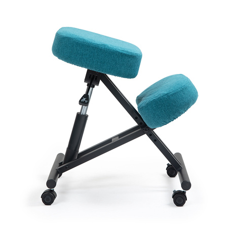 Klękosiad tkanina ciemny turkusowy HIRAGI