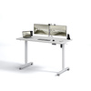 Biurko elektryczne biały IBUKI, 160x80 cm
