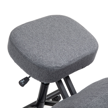 Klękosiad tkanina ciemny szary HIRAGI