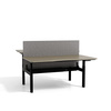 Biurko bench beżowy/czarny SHIRAKAMI, 120x60 cm
