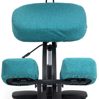 Pokrowiec na klękosiad ciemny turkusowy HANABIRA