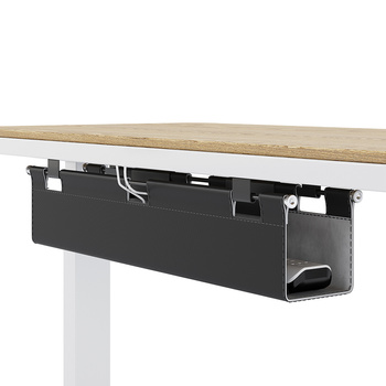 Maskownica do kabli czarna z ekoskóry TAKI 