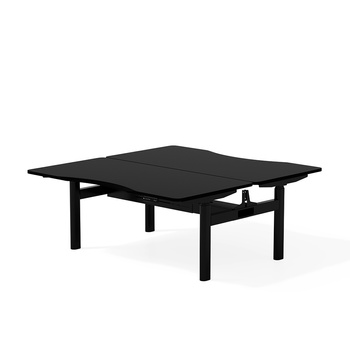 Biurko bench czarny SHIRAKAMI, 120x60 cm