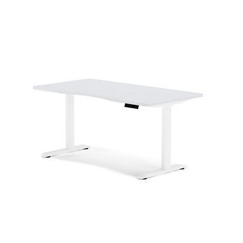 Biurko elektryczne biały HIRA, 140x70 cm