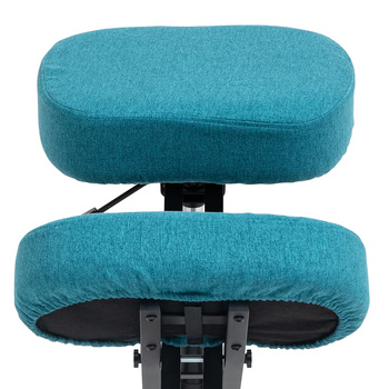 Pokrowiec na klękosiad ciemny turkusowy HANA