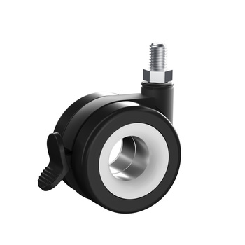 Kółka do biurka czarne zestaw 5szt.