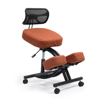 Klękosiad ekoskóra ceglany HOZERU