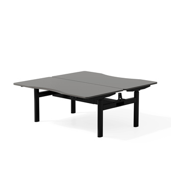 Biurko bench szary/czarny SHIRAKAMI, 140x70 cm