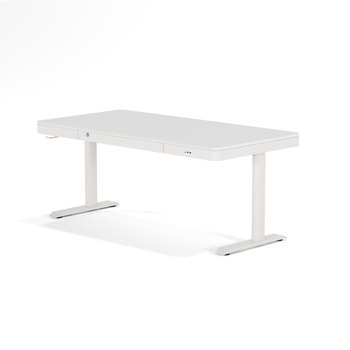 Biurko elektryczne biały DEWA, 140x70 cm