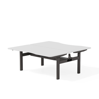 Biurko bench biały/szary SHIRAKAMI, 140x70 cm